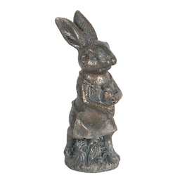 [6PR3090CH] Statua Decorativa Coniglio Marrone 4x4x11 cm