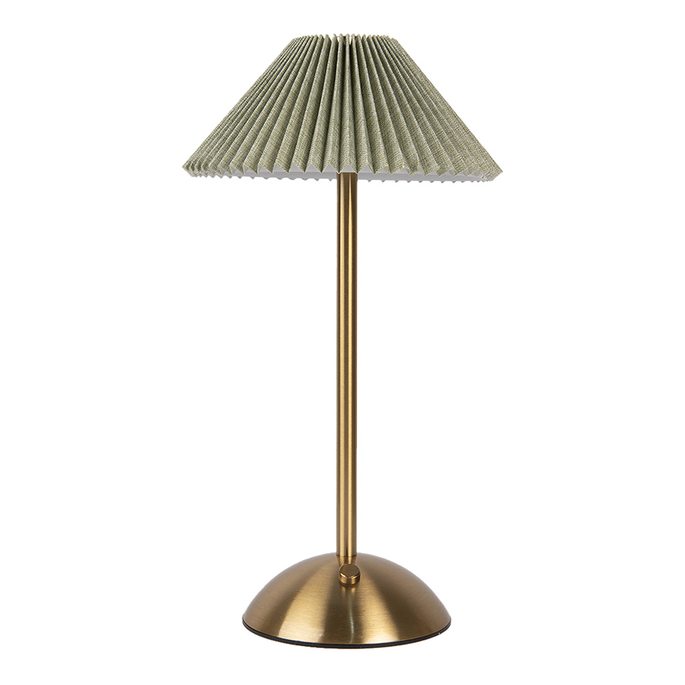 Gabriël Tafellamp Ø 16x30 cm Groen Metaal