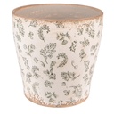 Blumentopf für Innen Grün, Beige Ø 17x16 cm