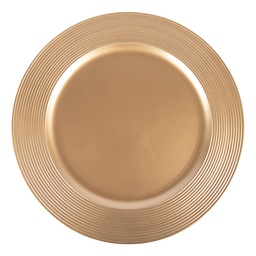 [64601] Presentation Plate Gold Ø 33x1 cm