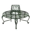 Garden Bench Green Ø 152x89 cm