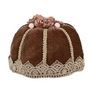 Décoration gâteau Marron Couleur or Ø 15x10 cm
