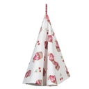 Clayre & Eef Asciugamani da cucina Ø 80 cm Rosso Bianco Cotone Cupcakes