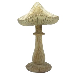 [6PR4157] Décoration Champignon Marron 11x9x15 cm