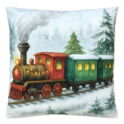 [KG023.208] Coussin rempli Bleu Blanc 45x45x4 cm