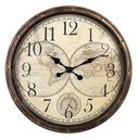 Orologio da Parete Marrone Beige Ø 50x5 cm / 1xAA