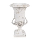 Blumentopf für Innen Weiß Beige Ø 19x28 cm