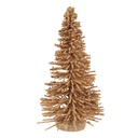 Dekoration Weihnachtsbaum Beige Goldfarbig Ø 14x25 cm