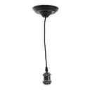 Pendentif en cordon Noir Ø 14x150 cm E27/max 1x60W