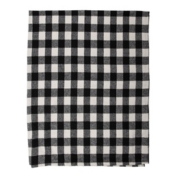 [KT060.146] Plaid Noir, Blanc 130x170 cm