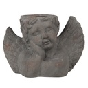 Pot de fleurs d'intérieur ange Gris 30x13x20 cm