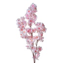 Rami Artificiali Decorativi con fiori Rosa Bianco 20x10x106 cm