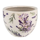 Blumentopf für Innen Violett Beige Ø 15x11 cm