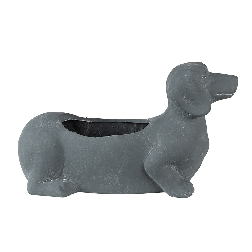 Bloempot hond 30x12x16 cm