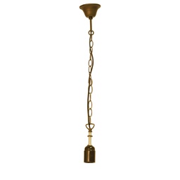 [5LL-97] Tiffany Pendente da Soffitto Oro 130 cm E27/max 1x60W