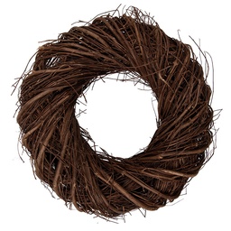 [6RO0601XS] Decoration Garland Brown Ø 30x8 cm