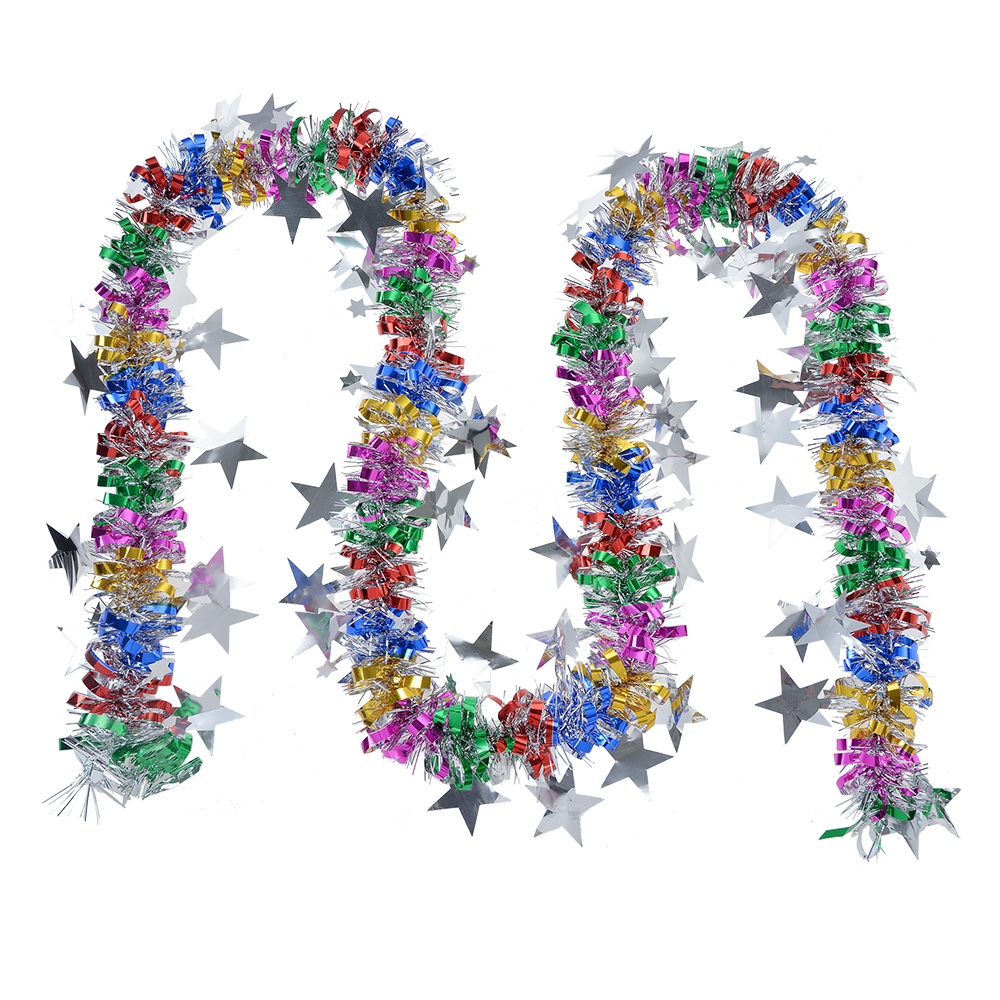 Decoration garland Christmas Multicoloured 200 cm