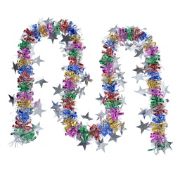 [65546] Décoration guirlande Noël Multicolore 200 cm
