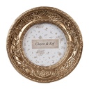 Cornice Foto Oro 12x2x12 cm /  Ø 7 cm