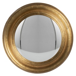 [62S206] Wandspiegel Goldfarbig Ø 34x4 cm