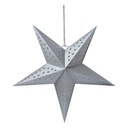 Décoration de Noël Étoile Couleur argent 60x22x60 cm