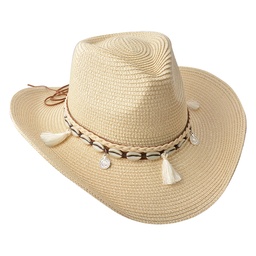 [JZHA0050BE] Hoed 58 cm beige