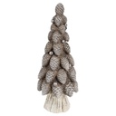 Decoration Tree Brown White Ø 7x19 cm