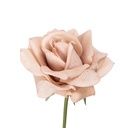 Kunstblumen Rosen Beige Grün 10x10x35 cm