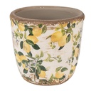 Blumentopf für Innen Beige Gelb Ø 11x10 cm