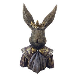 [6PR4139] Decoratie konijn 23x18x40 cm