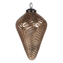 Weihnachtskugel XL Goldfarbig Ø 10x16 cm