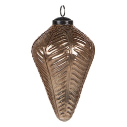 [6GL4012] Boule de Noël XL Couleur or Ø 10x16 cm