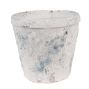 Flower Pot Inside White Blue Ø 12x11 cm