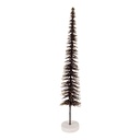 Decorazione Albero di Natale Marrone Color oro Ø 8x40 cm