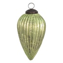 Boule de Noël Vert Ø 7x12 cm