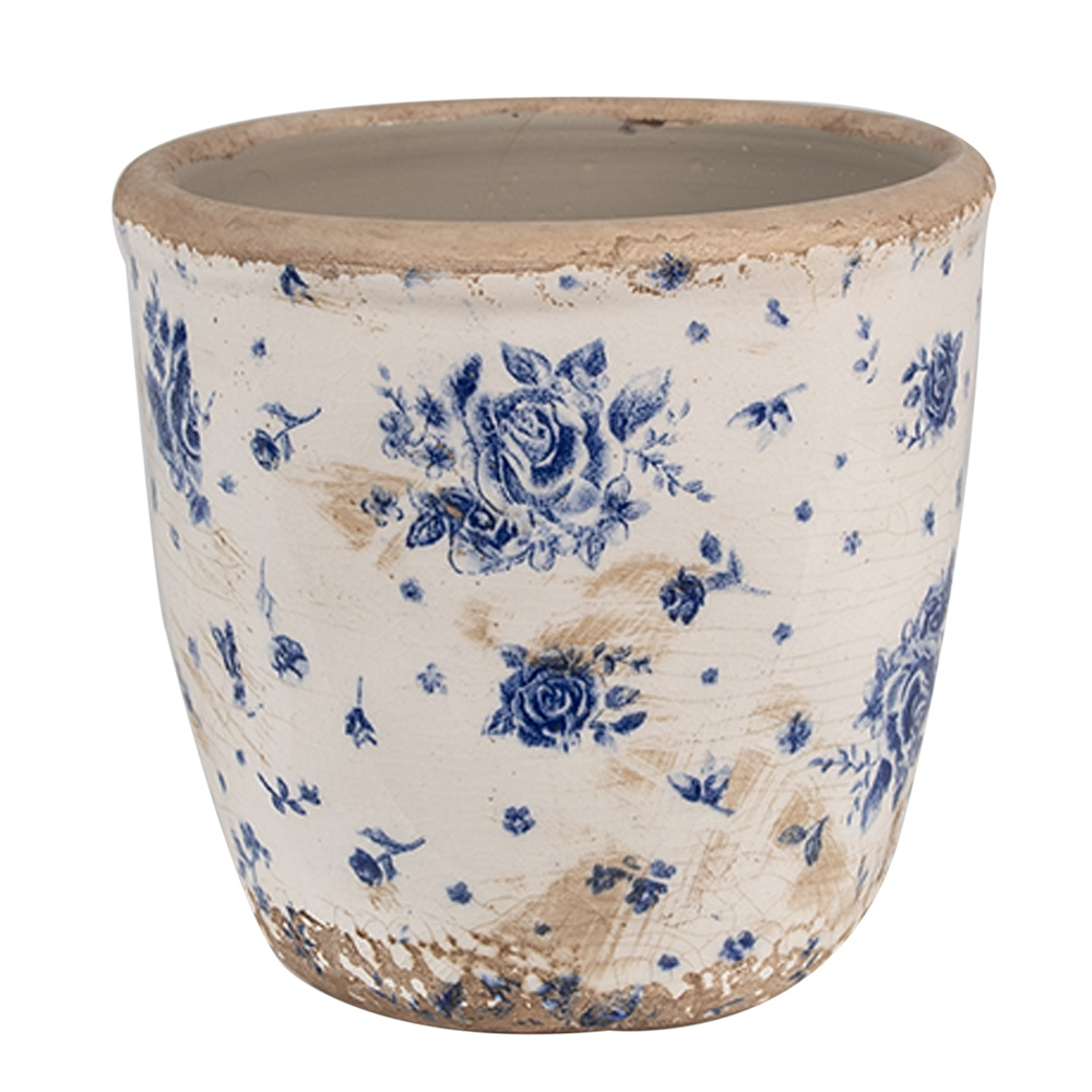 Decoratie bloempot Ø 13x12 cm