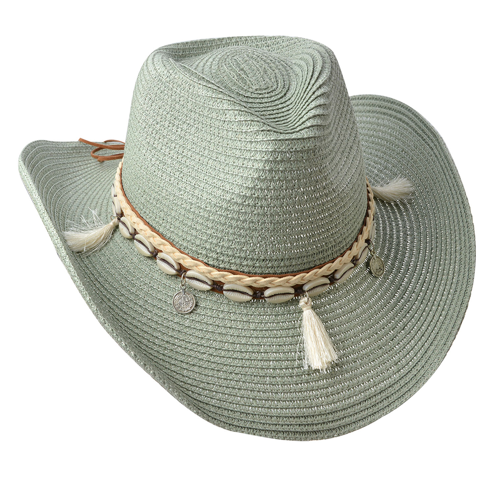 Cappello da Sole Donna Verde 58 cm