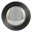Miroir mural Noir Ø 34x6 cm