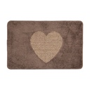 Tappetino per bagno Marrone 78x48x1 cm