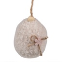 Pendentif décoratif uf Beige Ø 5x7 cm