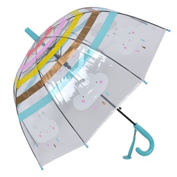 [JZCUM0007BL] Regenschirm Kinder Blau Ø 65x65 cm