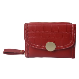 [JZWA0166R] Portemonnee 11x9 cm rood