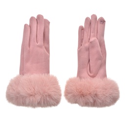 [JZGL0079P] Gants d'hiver Rose 9x24 cm