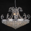 Chandelier Silver Ø 80x60/182 cm E14/max 15x40W