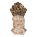 Decoration Statue Buddha Brown, Grey 12x9x22 cm