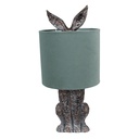 Tischlampe Kaninchen Braun Grün Ø 20x43 cm E27/max 1x60W