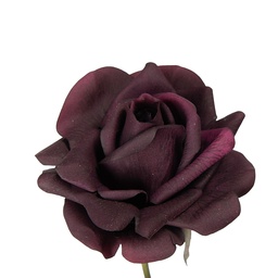 [5PL0235PA] Kunstbloem roos 10x10x35 cm