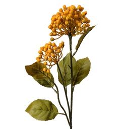 [6PL0386Y] Kunstblumen Gelb Grün 8x7x53 cm
