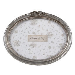 [2F1175] Picture Frame Silver coloured 18x3x13 cm / 15x10 cm