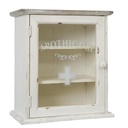 Armadietto Medicinali Beige, Marrone 32x18x36 cm